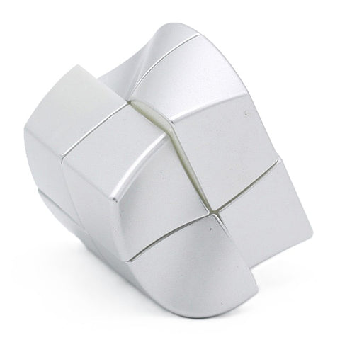 YJ YuanFang 2x2 Shape Mod Metallic Silver Wave Design