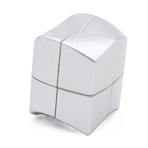 YJ YuanFang 2x2 Shape Mod Metallic Silver Wave Design