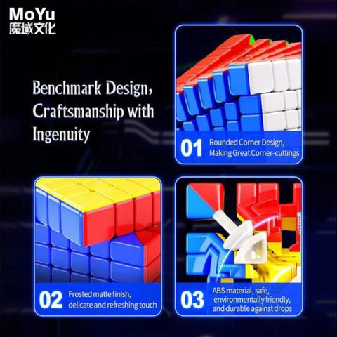 MoYu MeiLong 7x7 V2 Magnetic Speed Cube