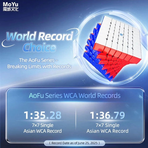 MoYu AoFu 7x7 V5 Single-Track Magnetic Speed Cube