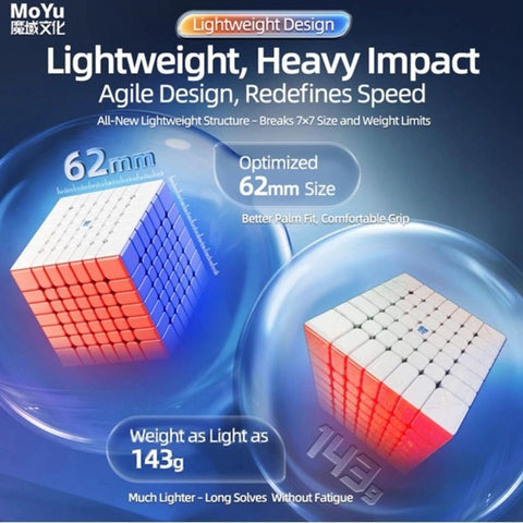 MoYu AoFu 7x7 V5 Single-Track Magnetic Speed Cube