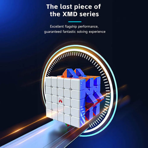 QiYi X-Man Hong 5x5 Speed Cube (Magnetic, Ball-Core UV)