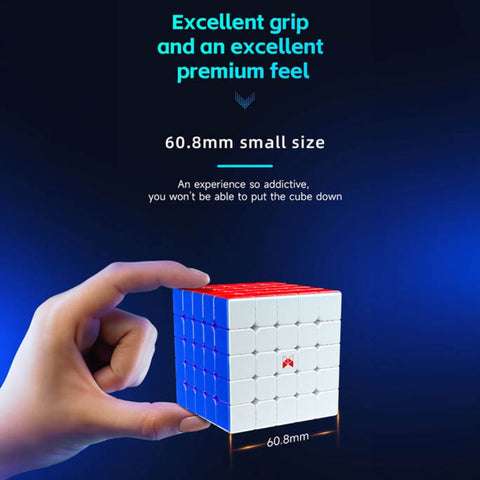 QiYi X-Man Hong 5x5 Speed Cube (Magnetic, Ball-Core UV)