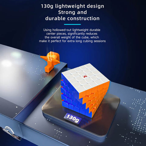 QiYi X-Man Hong 5x5 Speed Cube (Magnetic, Ball-Core UV)