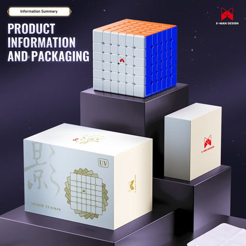 X-Man Shadow 6x6 V3 Magnetic Ball-Core UV Coated