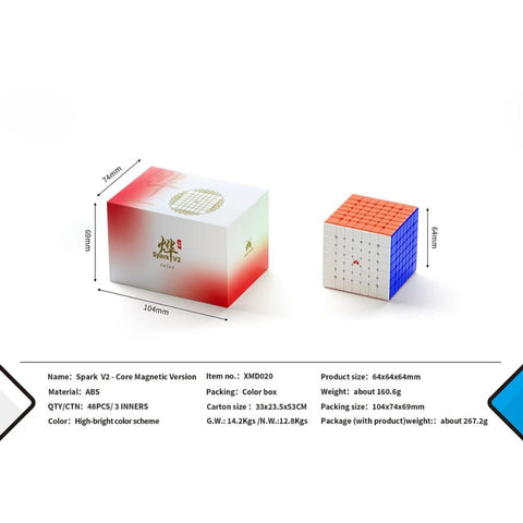 X-Man Spark 7x7 V2 Magnetic Ball-Core