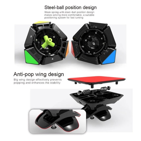 QiYi QiCheng Skewb Speed Cube Stickerless