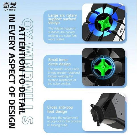 QiYi Windmill Cube S (Tiled), Speed Cube