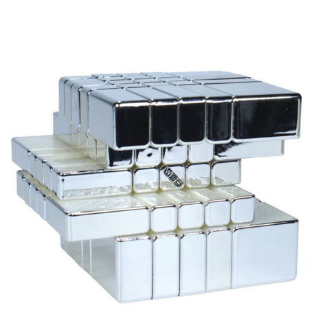 DianSheng Galaxy Cluster 5x5 Mirror Cube Core Magnetic Plating, Silver