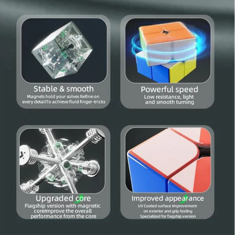 VIN Cube 2x2 Magnetic Speed Cube