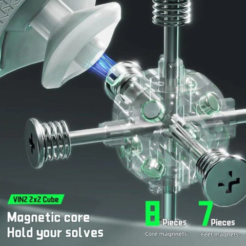 VIN Cube 2x2 Magnetic Speed Cube