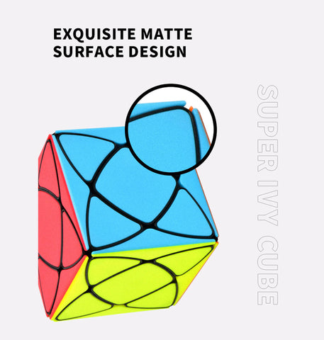 QiYi Super Ivy Cube (Tiled Black-Base) - Rex Cube Shape Mod