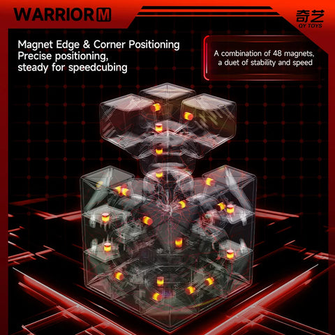 QiYi Warrior M 3x3 Magnetic UV Coated Speed Cube