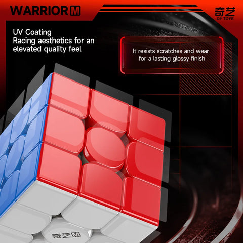 QiYi Warrior M 3x3 Magnetic UV Coated Speed Cube