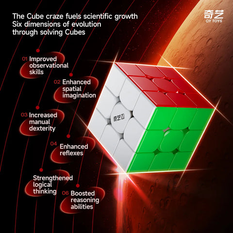 QiYi Warrior M 3x3 Magnetic UV Coated Speed Cube