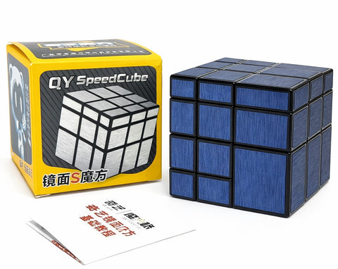 QiYi 3x3 Mirror S Blocks Cube - Blue Metallic