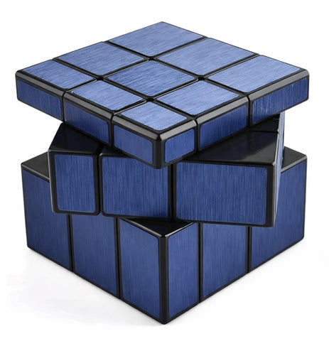 QiYi 3x3 Mirror S Blocks Cube - Blue Metallic