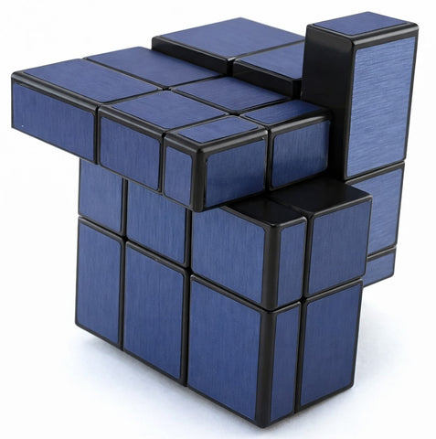 QiYi 3x3 Mirror S Blocks Cube - Blue Metallic