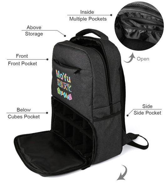 MoYu Cubing Storage Backpack - Dark Gray