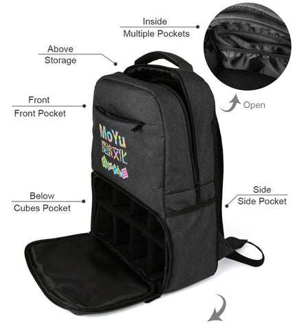 MoYu Cubing Storage Backpack - Dark Gray