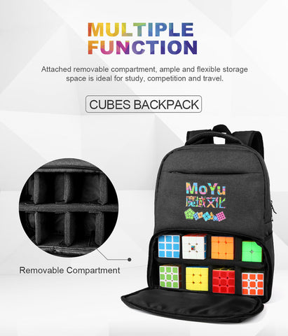 MoYu Cubing Storage Backpack - Dark Gray