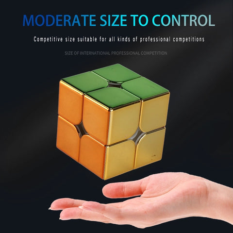 Sengso Legend 2x2 M Magnetic Metallic Speed Cube
