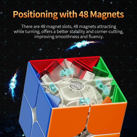 MoYu RS2M 2x2 Magnetic Speed Cube