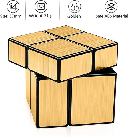 Sengso 2x2x2 Gold Mirror Speed Cube