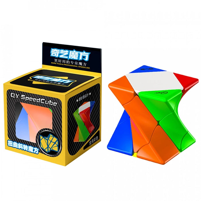 QiYi Twisty Skewb Cube Lite – Shape Mod, Compact, Advanced Challenge Puzzle