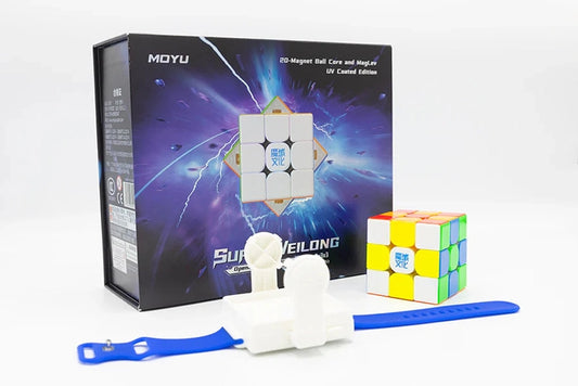 MoYu Super WeiLong 3x3 Magnetic Cube (20-Magnet Ball-Core UV Coated) - Cuberkart