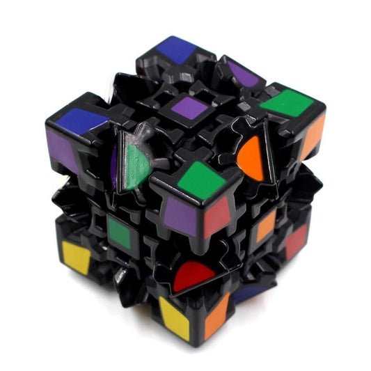 Gear 3x3 Black Stickerless Cube - Cuberkart