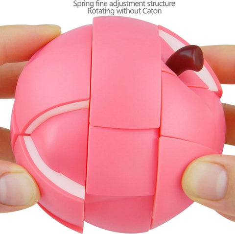 3x3 Peach Fruit Cube Puzzle
