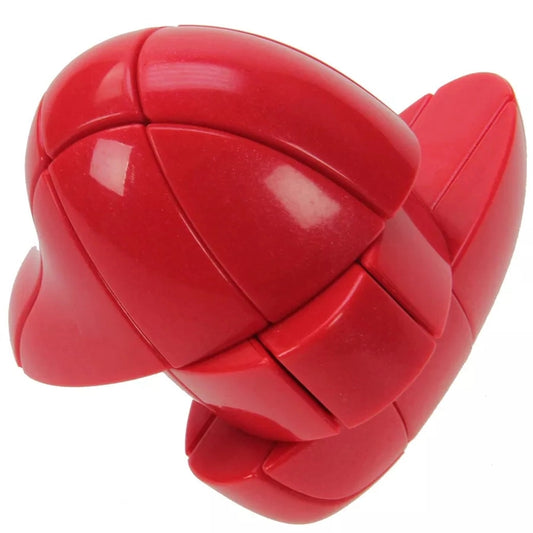 YJ 3x3 Red Love Heart Shaped Cube Puzzle - Cuberkart