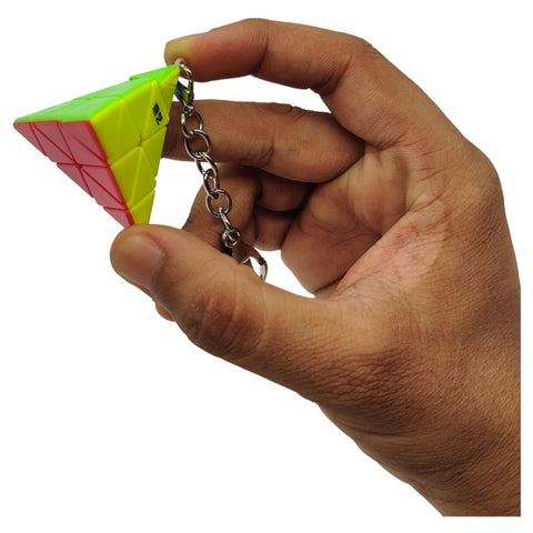 QiYi Mini Pyraminx Keychain Cube