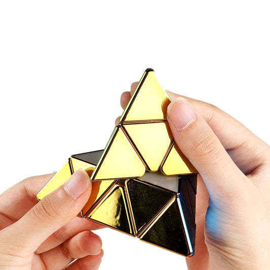 Sengso Pyraminx Metallic Speed Cube (Steel Ball) - Cuberkart