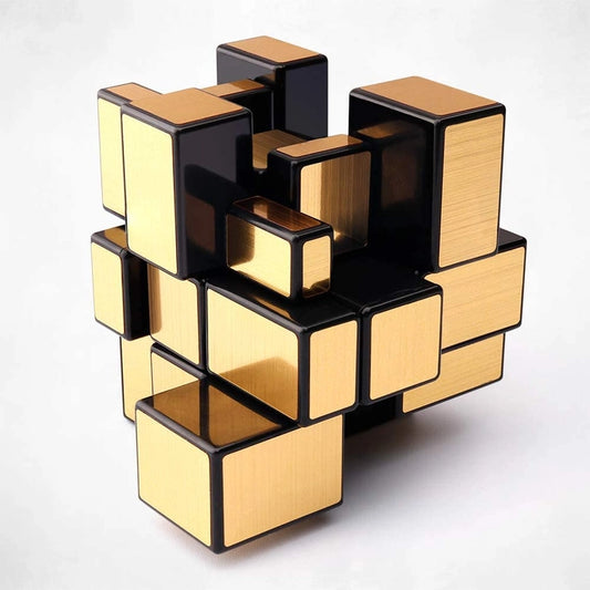 MoYu Meilong 3X3X3 Gold Mirror Speed Cube - Cuberkart