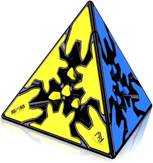 QiYi Pyraminx Gear Speed Cube (Tiled) - Cuberkart