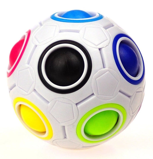 YJ Mini Rainbow Ball Magic Cube Puzzle Toy - Cuberkart