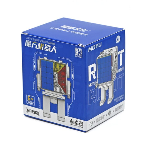 MoYu 5M 5x5 Magnetic Cube + Robot Toy Display Box