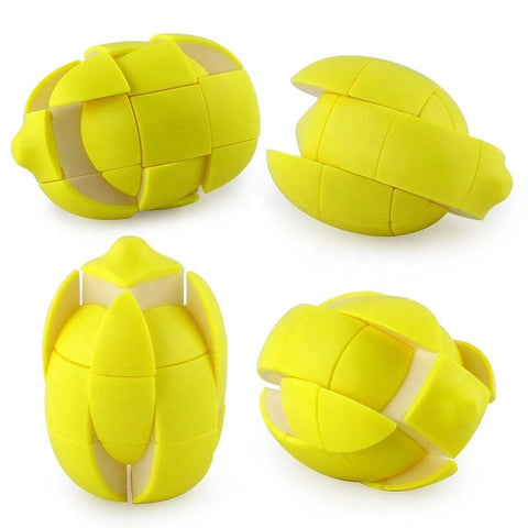 Fruit Cube Lemon + Banana + Apple Magic Cube Puzzle