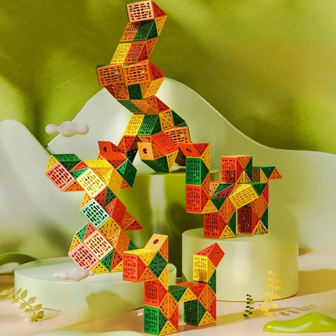 QiYi Geometric Magic Snake Cube Puzzle (24 Blocks)