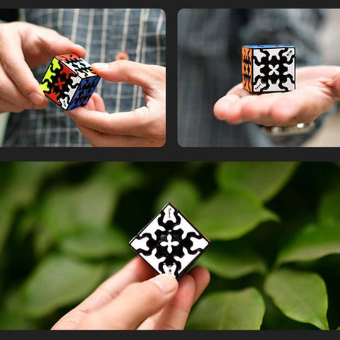 QiYi 3x3 Gear Mini 3.5cm Keychain (Tiled)