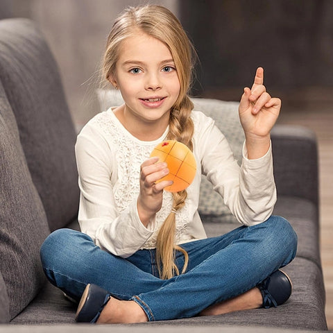 Fruit Cube Orange Shaped Magic Puzzle