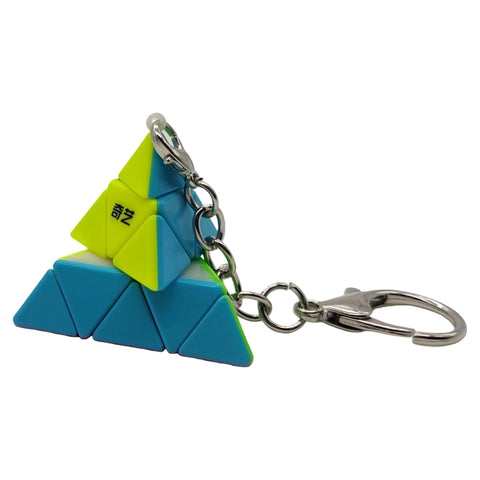 QiYi Mini Pyraminx Keychain Cube