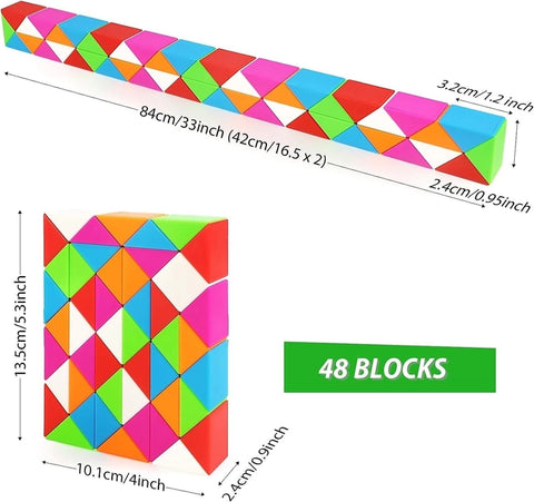 QiYi Magic Snake Cube Puzzle (48 Blocks)