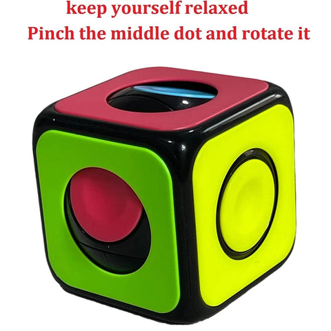 QiYi 02 1x1 Speed Cube Fidget Spinner Puzzle