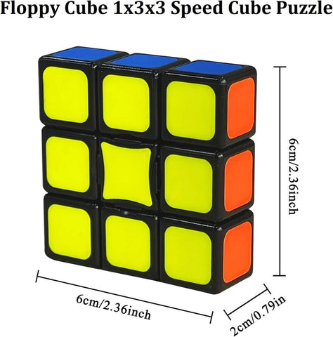 QiYi 1x3x3 Cube Super Floppy, Black Base