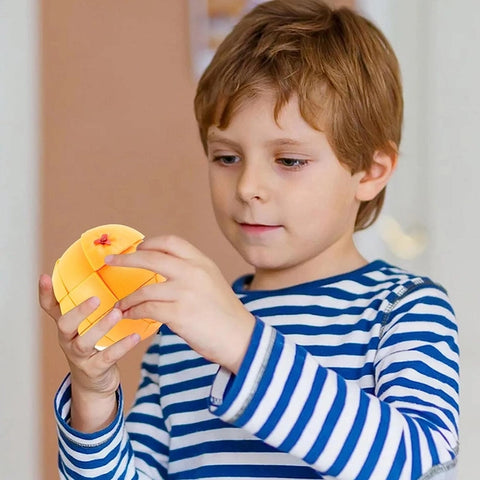 Fruit Cube Orange Shaped Magic Puzzle