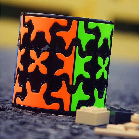 QiYi Cylinder Gear 3x3 Speed Cube (Tiled)