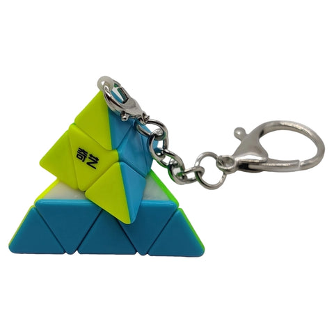 QiYi Mini Pyraminx Keychain Cube